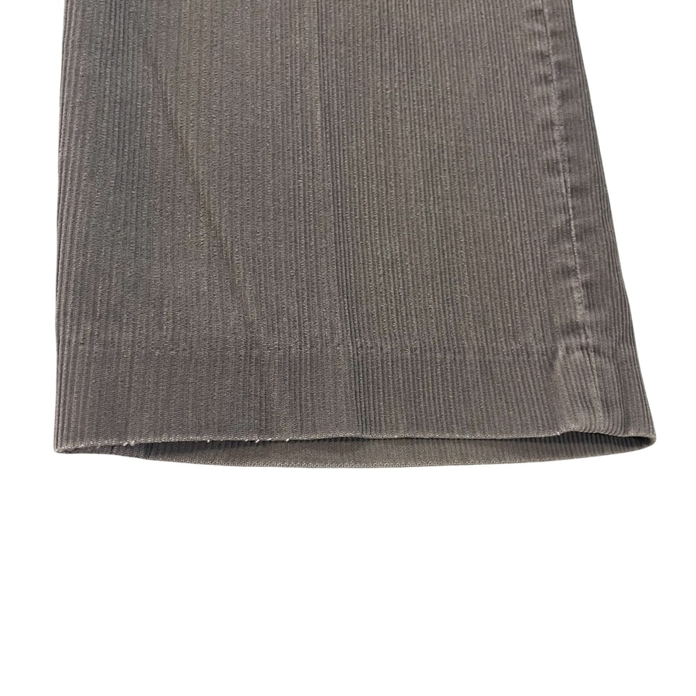 Vintage Gray Corduroy Straight Leg Pants Mens 36x32 (Fits 34x31) Cotton Blend - Picture 6 of 10